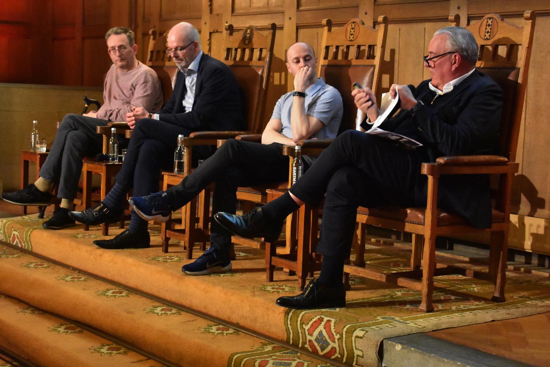Panelgesprek tijdens De Rode Loper bij de Beurs van Berlage